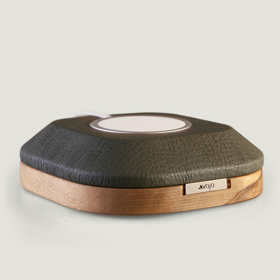 Magsafe Wood & Leather mount - Vaja
