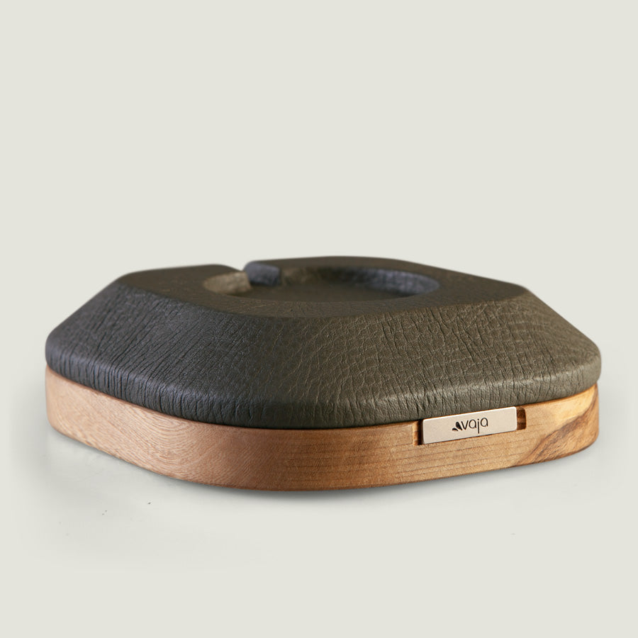 Magsafe Wood & Leather mount - Vaja