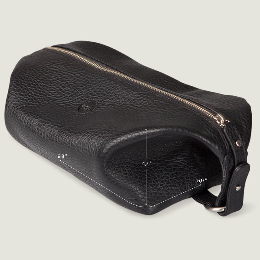 Toiletry Leather Bag - Dopp Kit - Vaja