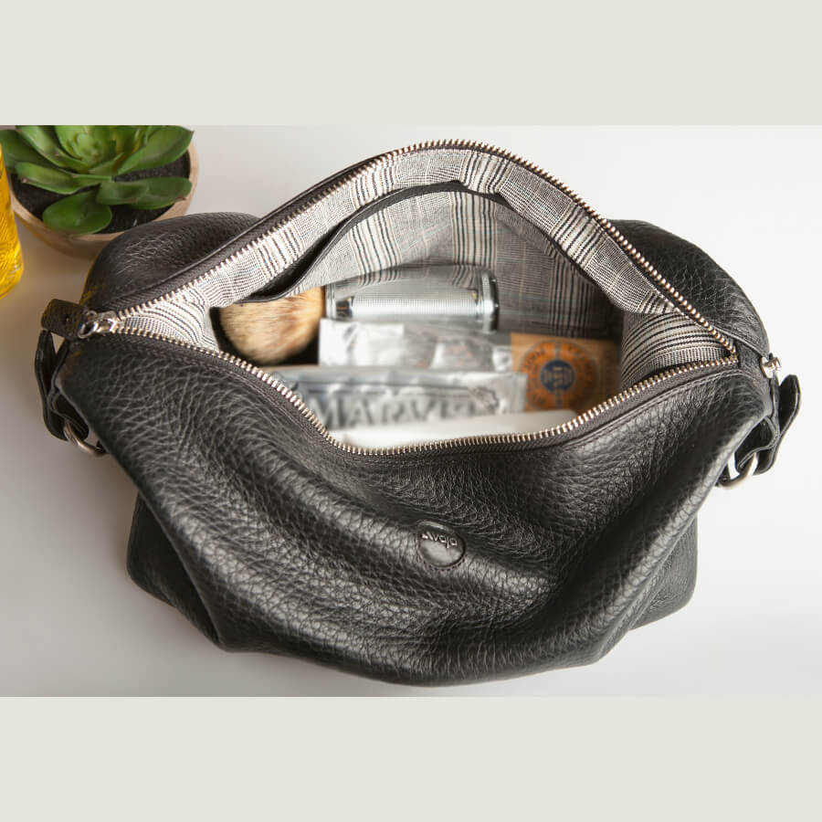 Toiletry Leather Bag - Dopp Kit - Vaja