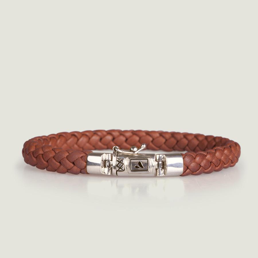 Customizable Porto Braided Leather Bracelet - Ships in 1 Week! - Vaja