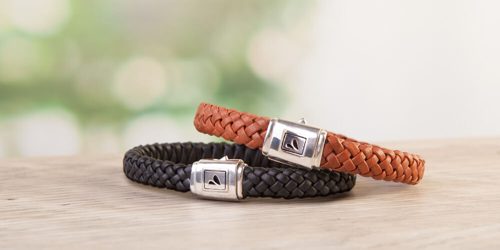 Customizable Quebec Braided Leather Bracelet  - Ships in 1 Week! - Vaja