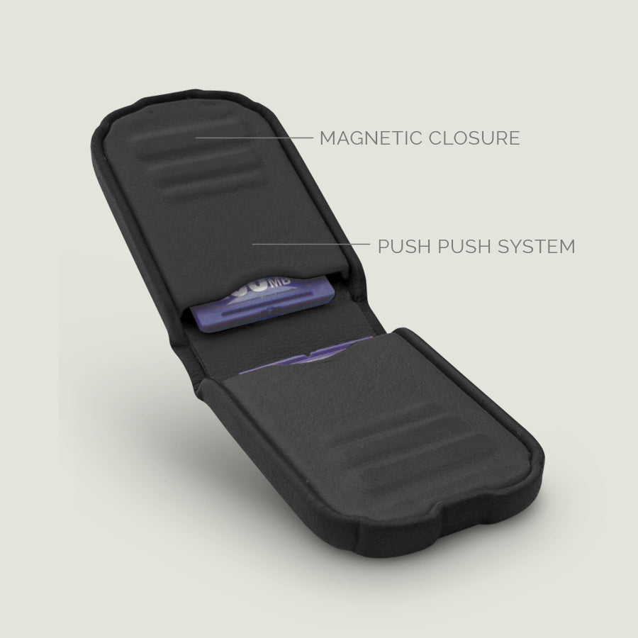 SD LEATHER CARD HOLDER - Vaja