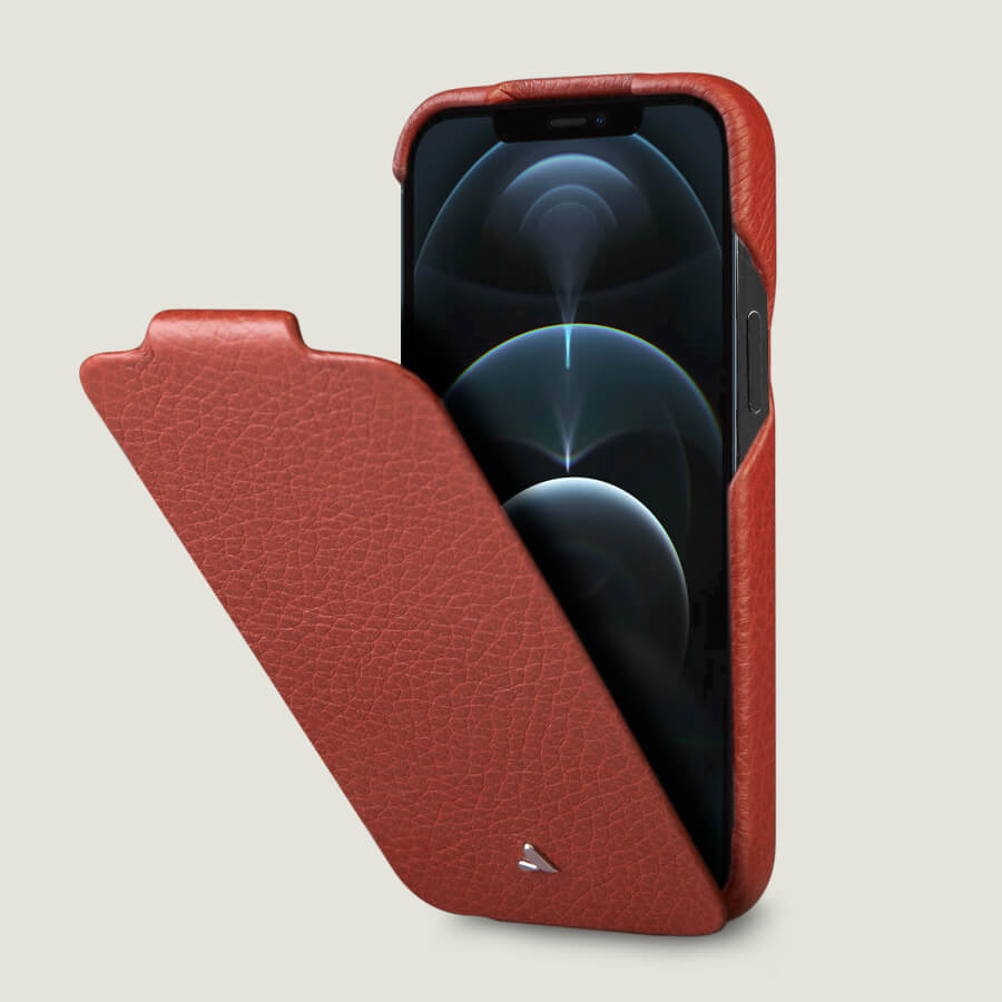 Top iPhone 12 & 12 Pro MagSafe leather case - Vaja