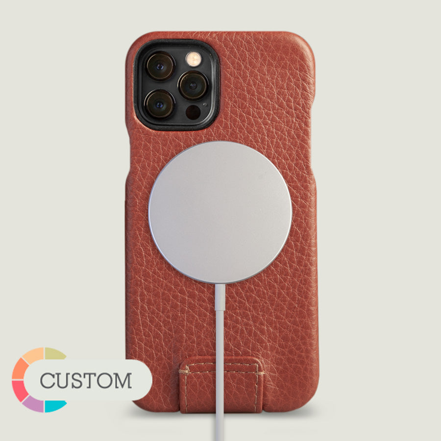 Customizable Top iPhone 12 & 12 Pro leather case with MagSafe - Vaja