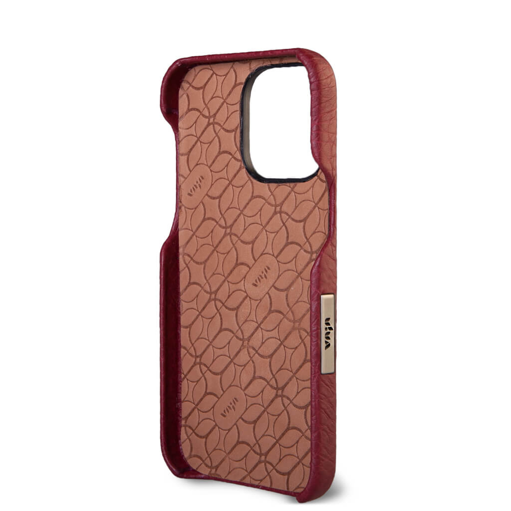 V-Mag Leather Case for iPhone 15 Pro - Vaja