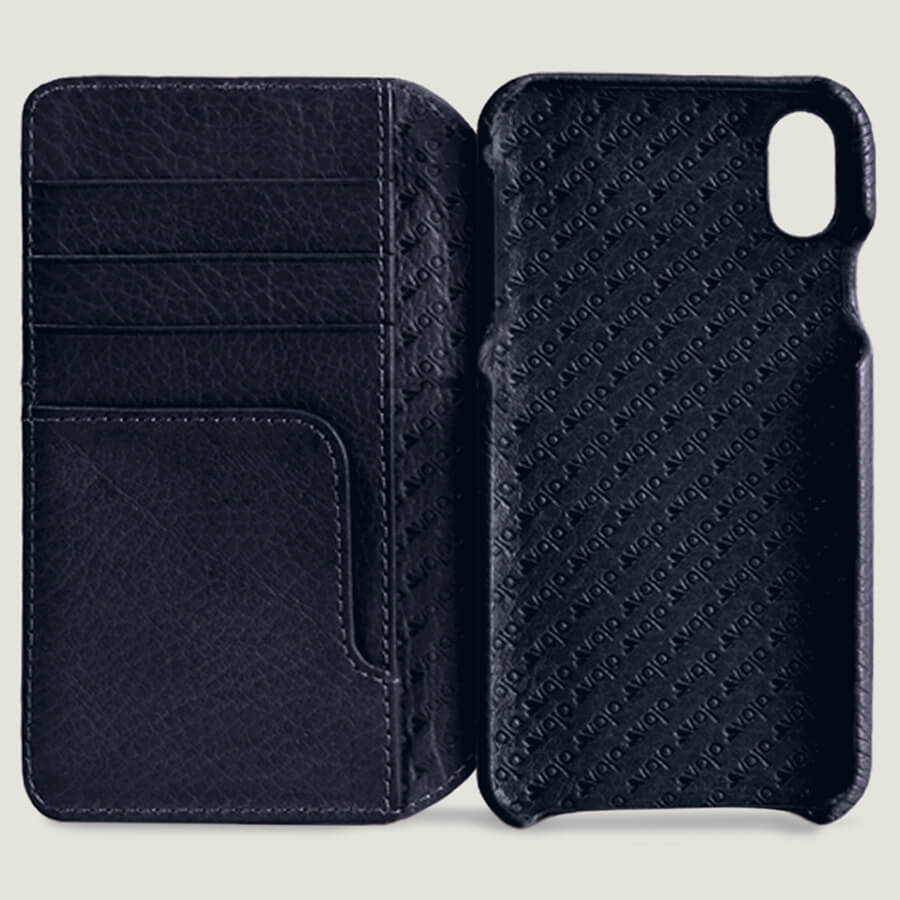 Wallet Agenda - iPhone Xr Wallet Leather Case - Vaja