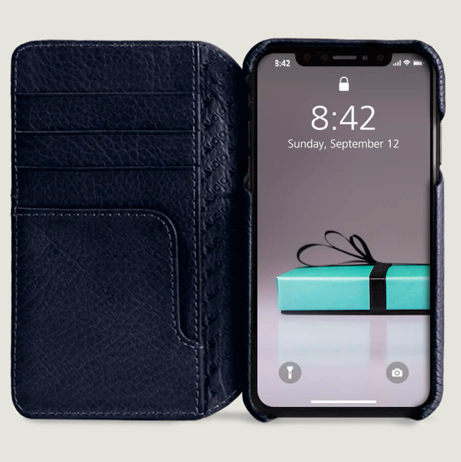 Wallet Agenda - iPhone Xr Wallet Leather Case - Vaja