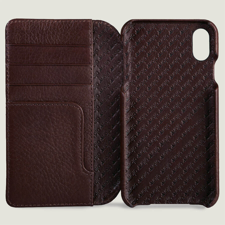 Wallet Agenda - iPhone Xr Wallet Leather Case - Vaja