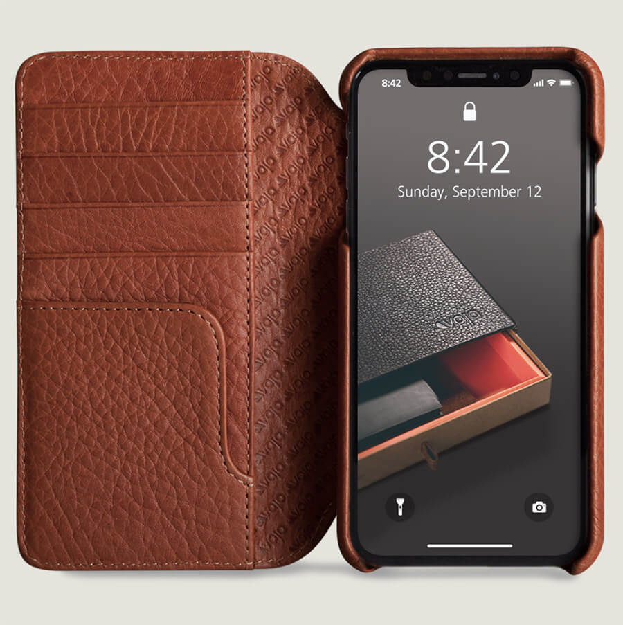 Wallet - iPhone Xs Max Wallet Leather Case - Vaja