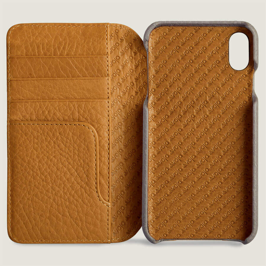 Wallet Agenda - iPhone Xr Wallet Leather Case - Vaja