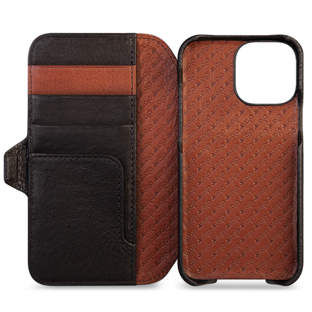 Wallet iPhone 13 Pro MagSafe leather case - Vaja