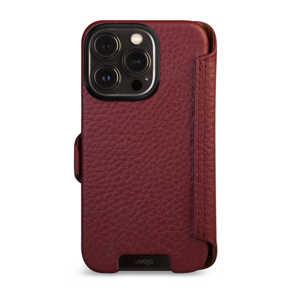 Wallet iPhone 13 Pro MagSafe leather case - Vaja