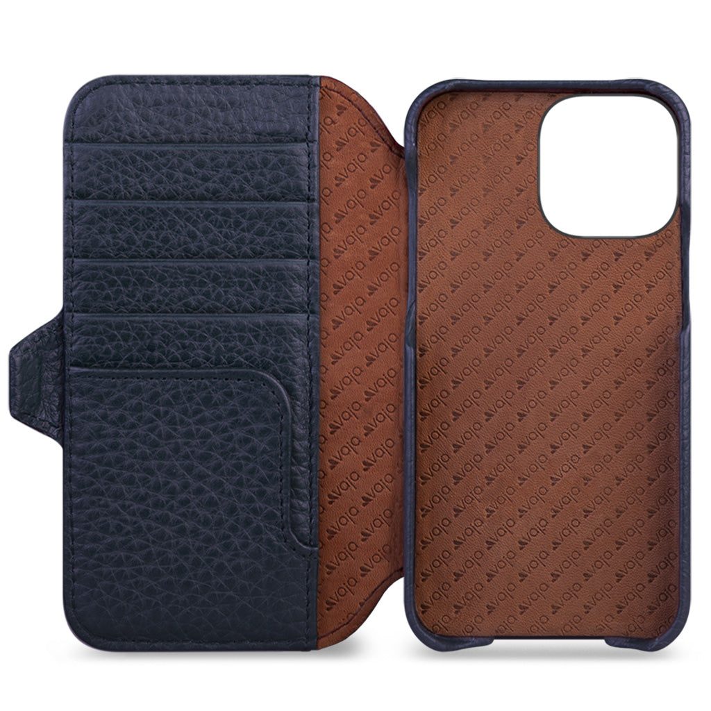 Wallet iPhone 13 Pro Max leather case with MagSafe - Vaja