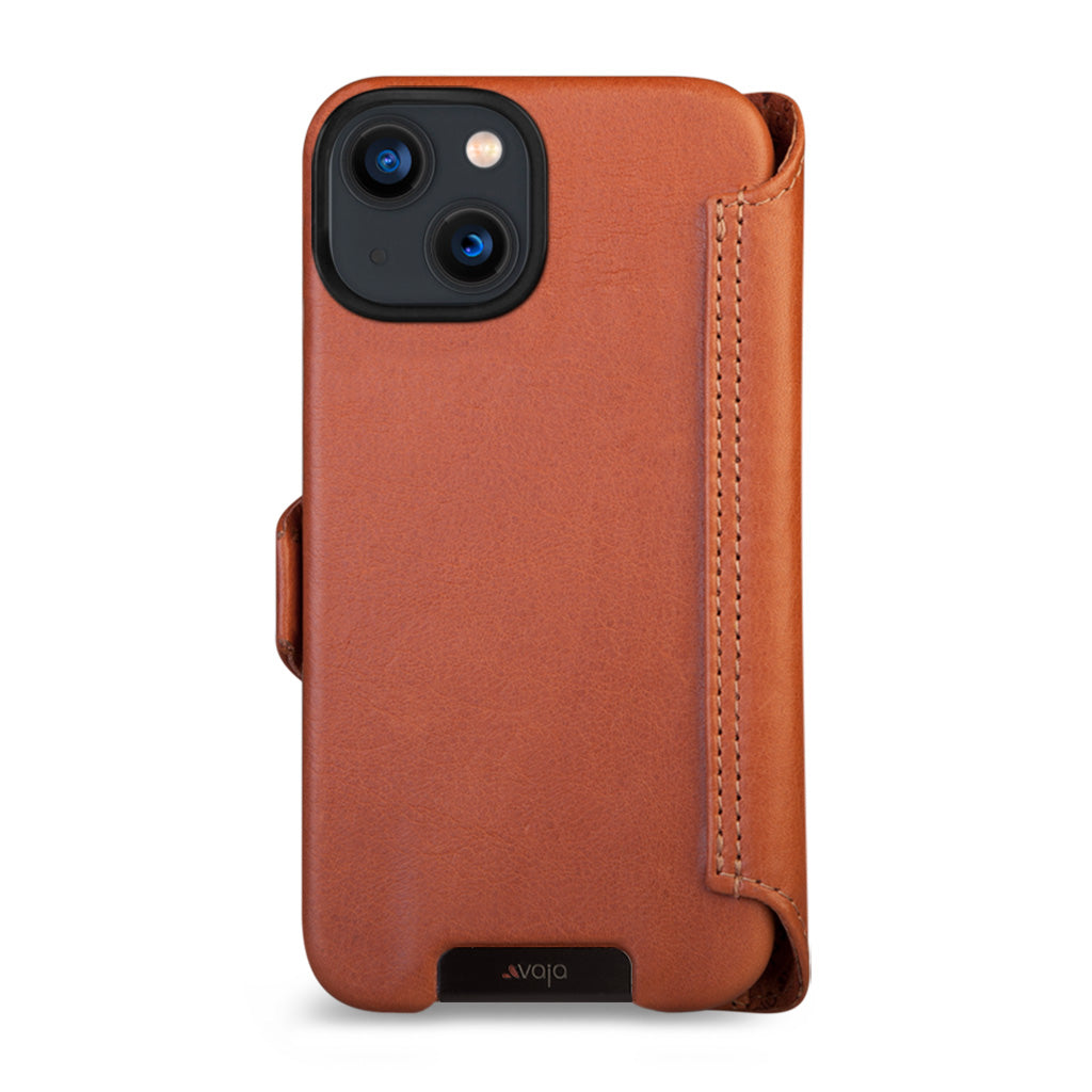 Wallet iPhone 13 MagSafe leather case - Vaja