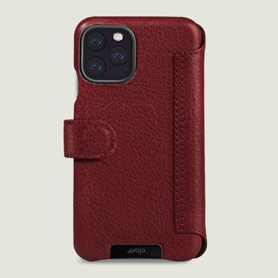 iPhone 11 Pro Wallet Leather Case with magnetic closure - Vaja