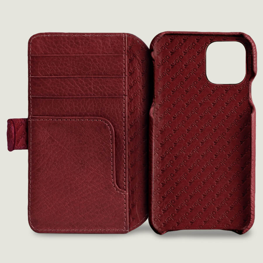 iPhone 11 Pro Wallet Leather Case with magnetic closure - Vaja