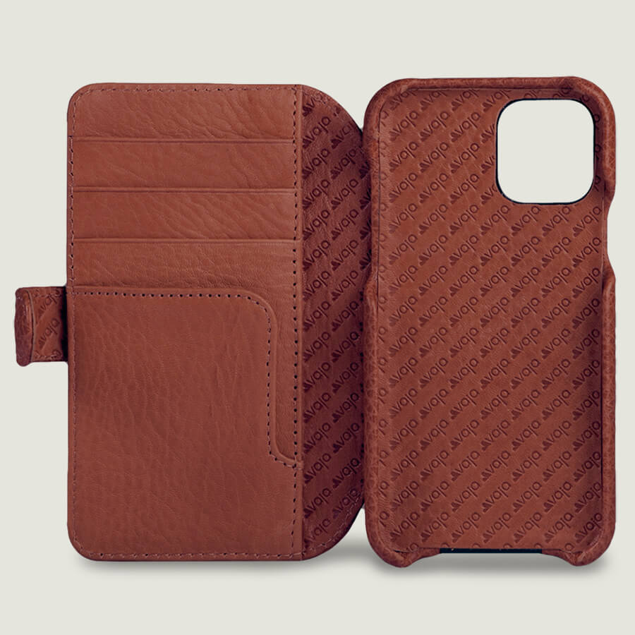 iPhone 11 Pro Wallet Leather Case with magnetic closure - Vaja