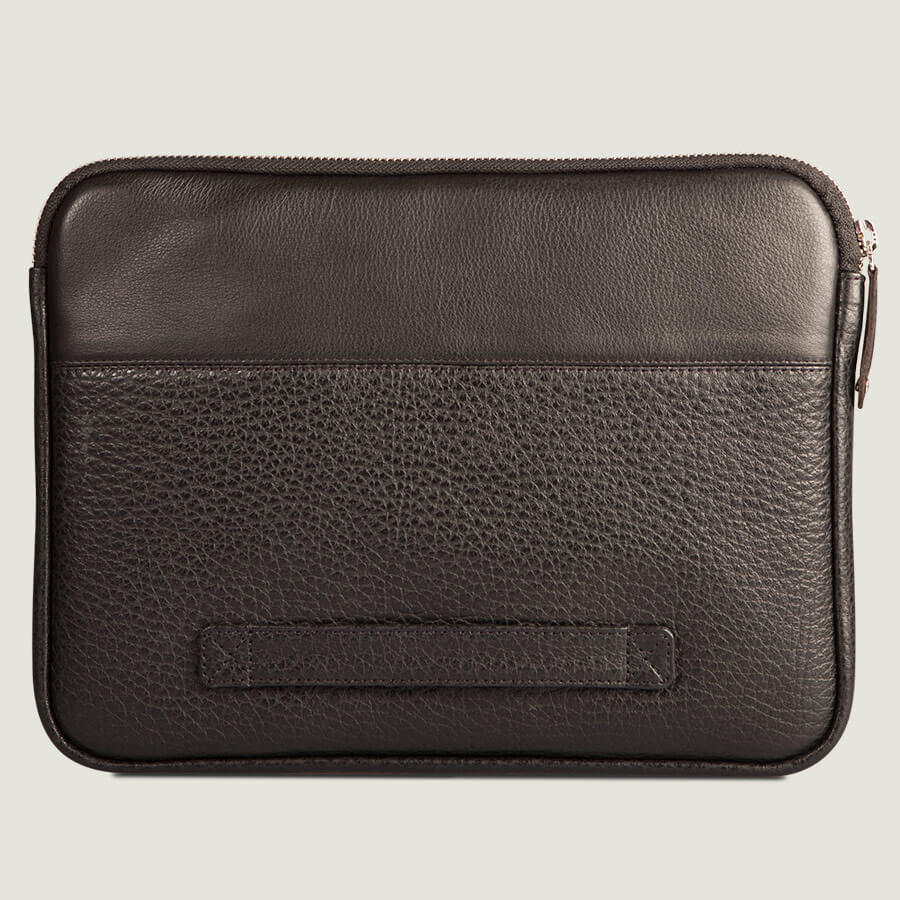 iPad Air (2020) and iPad Pro 11" Zippered Leather Pouch - Vaja