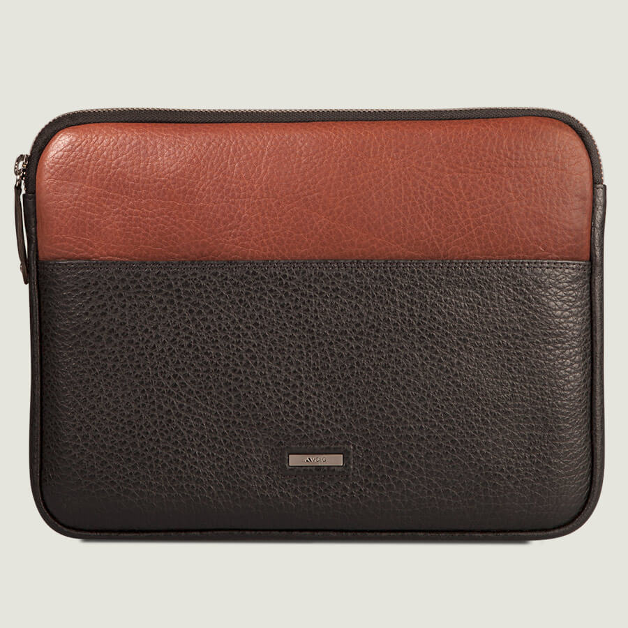 iPad Air (2020) and iPad Pro 11" Zippered Leather Pouch - Vaja