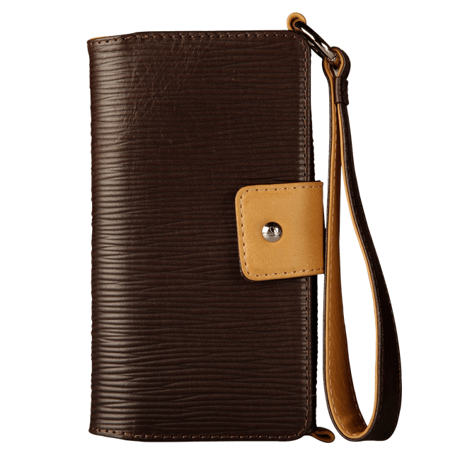 Lola XO - Wristlet Leather wallet case for iPhone 7 - Vaja