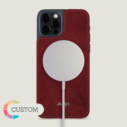 Customizable iPhone 12 & 12 Pro Leather Back - Vaja