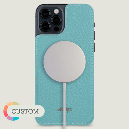 Customizable iPhone 12 Pro Max Leather Back - Vaja