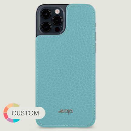 Customizable iPhone 12 Pro Max Leather Back - Vaja