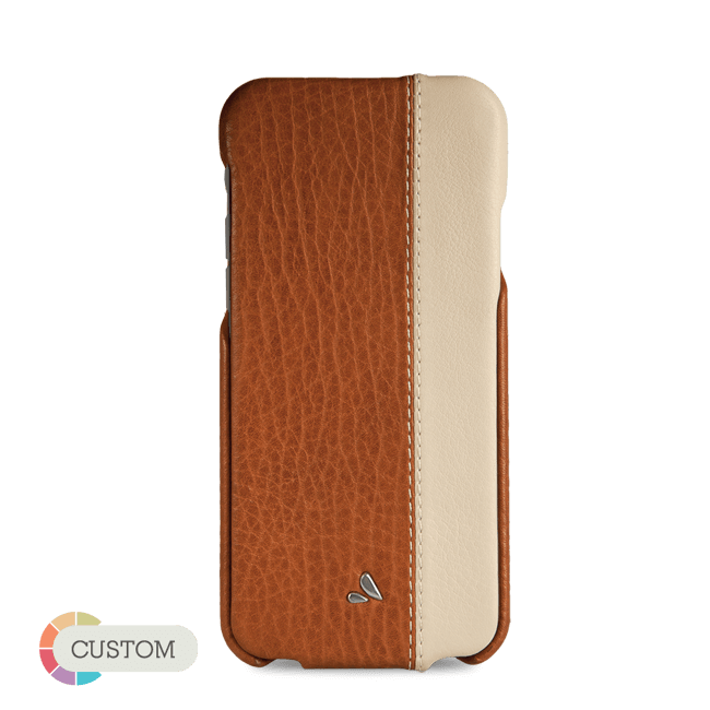 Customizable Top LP - Two-tone iPhone 6/6s Leather Case - Vaja