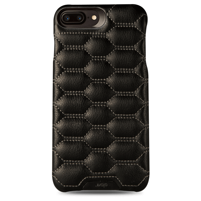 Grip Matelasse iPhone 8 Plus Quilted Leather Case - Vajacases
