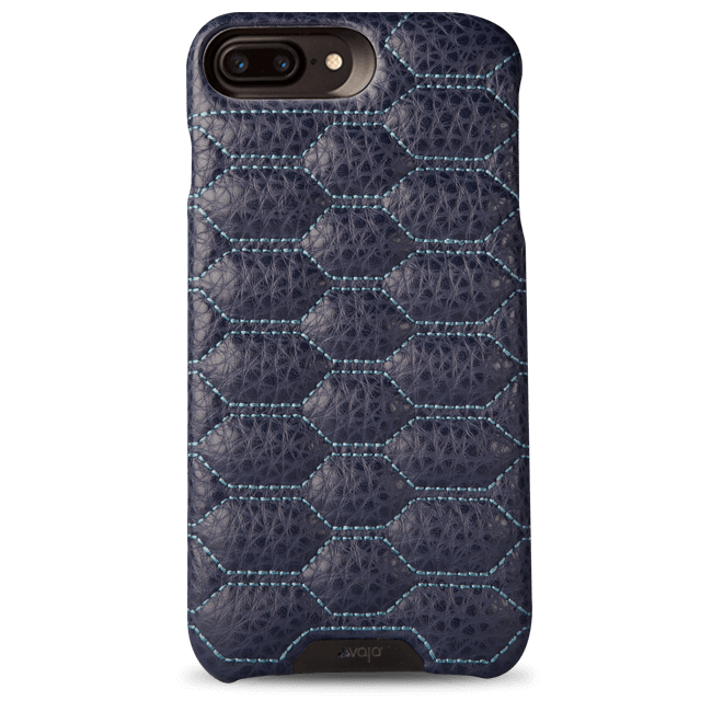 Grip Matelasse iPhone 8 Plus Quilted Leather Case - Vajacases