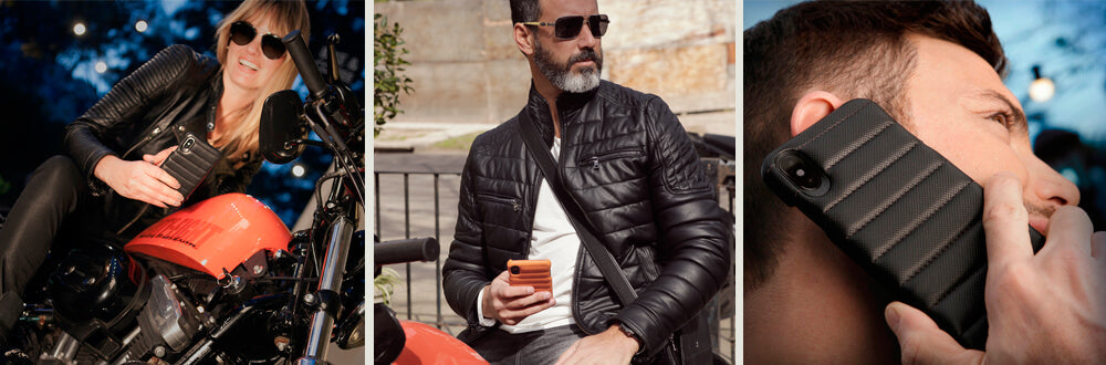 Grip Rider - iPhone X / iPhone Xs Leather Case