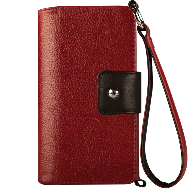 Lola XO - iPhone 7 Plus Wallet leather wristlet case - Vaja