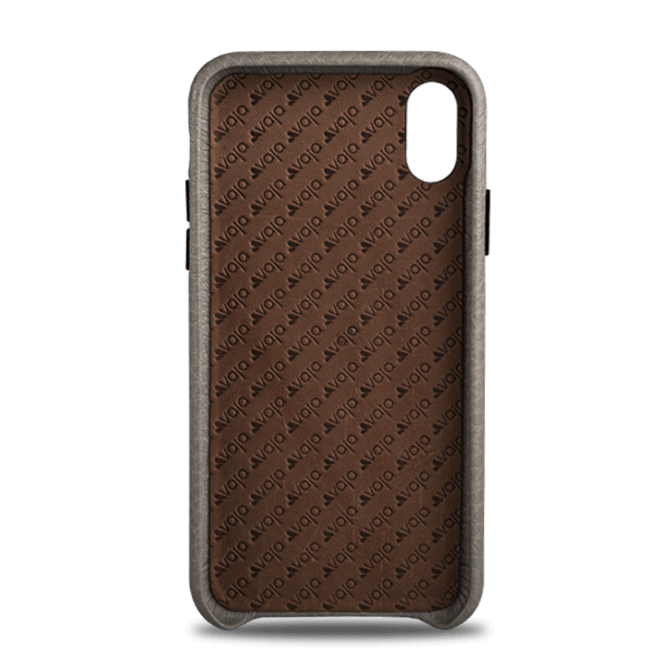 Slim Grip iPhone X Leather Case - Vaja