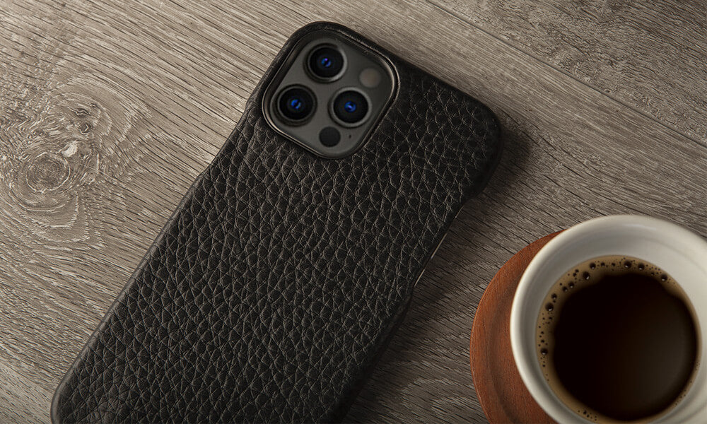 Grip iPhone 12 Pro Max leather case (discontinued) - Vaja