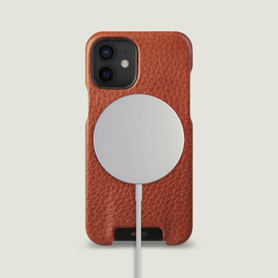 iPhone 12 Mini Grip leather case with MagSafe - Vaja