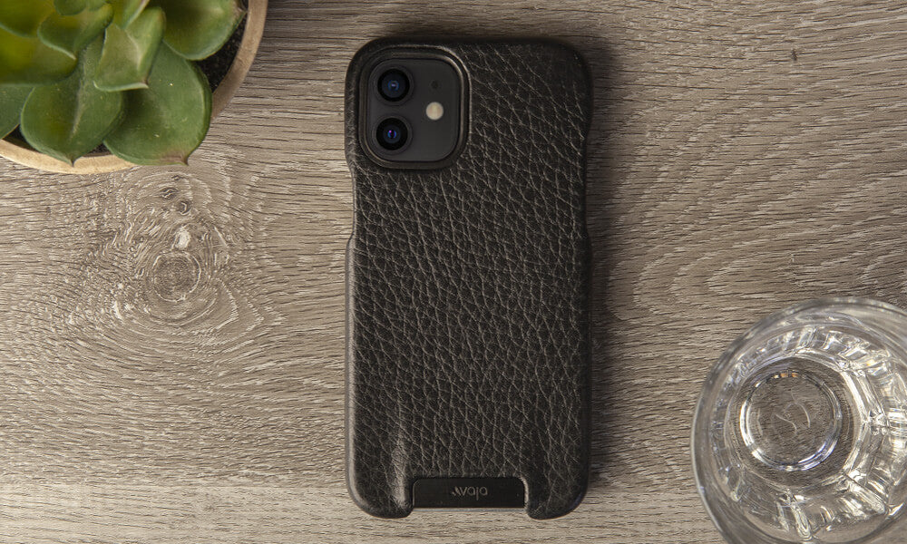 iPhone 12 Mini Grip leather case with MagSafe - Vaja