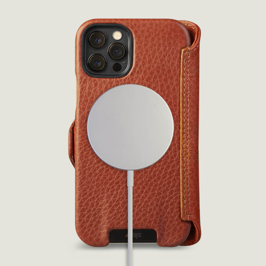 iPhone 12 & 12 pro wallet leather case with MagSafe - Vaja