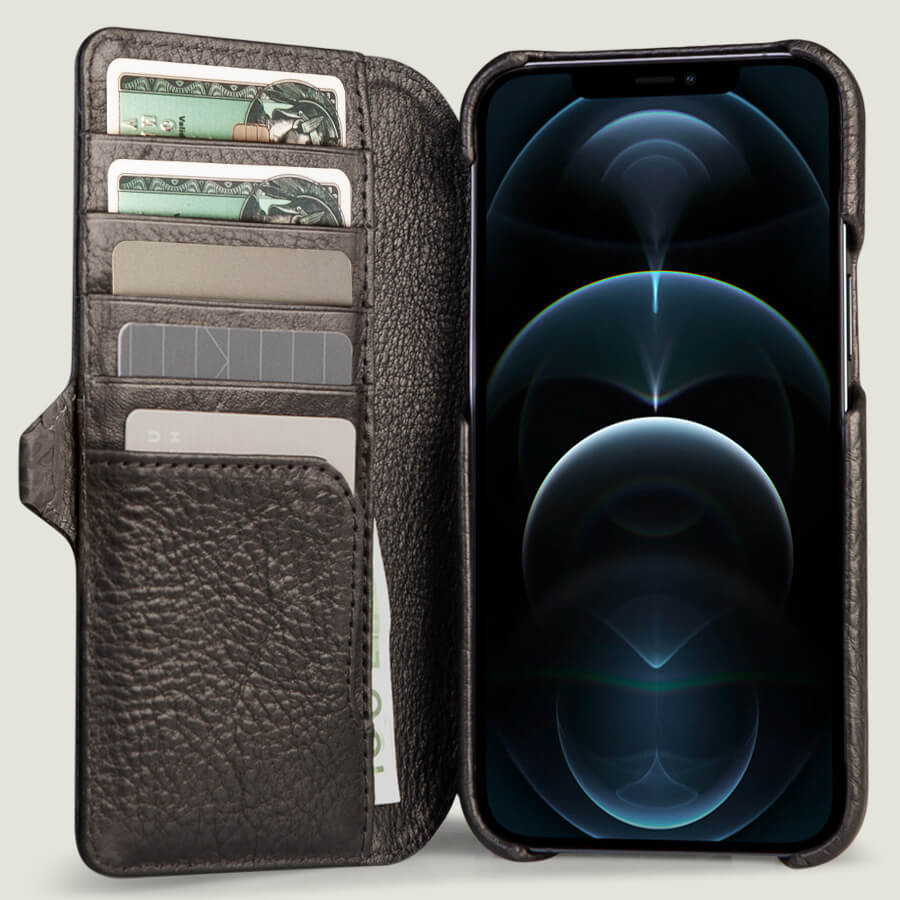 iPhone 12 Pro Max wallet leather case with MagSafe - Vaja