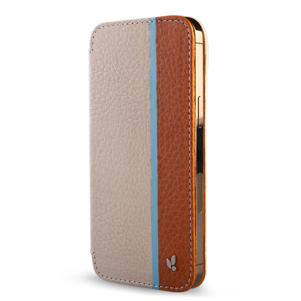 Custom GTR Nuova Pelle iPhone 14 Pro Max leather case - Vaja