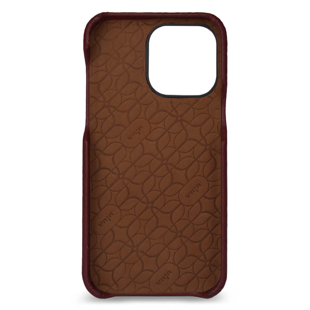 Grip iPhone 15 Pro Max leather case - Vaja