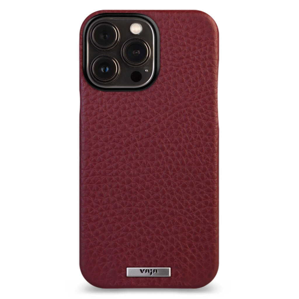 Grip iPhone 15 Pro Max leather case - Vaja