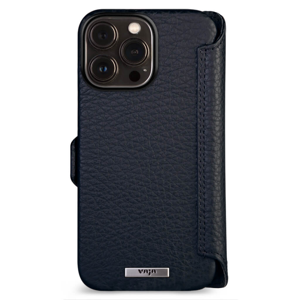 Wallet iPhone 14 Pro Max leather case - Vaja