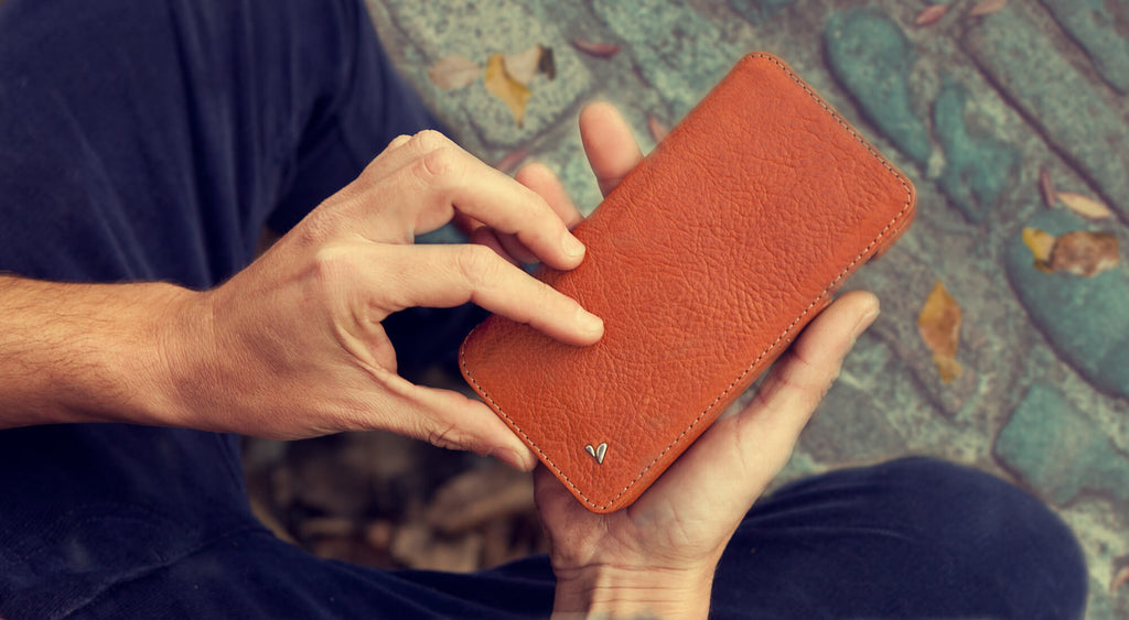 Agenda Billetera - Funda de Cuero Billetera para iPhone 7