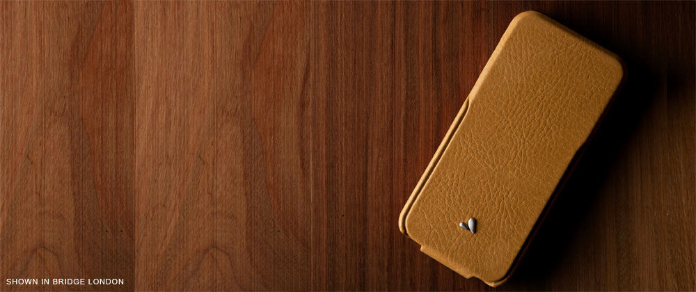 Top Flip - Premium Leather iPhone SE Cases