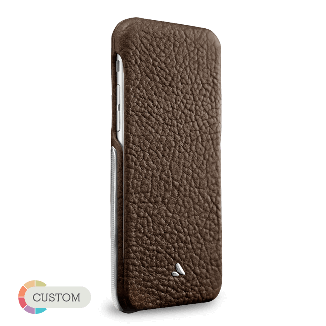 Customizable Top Silver Montana - Luxury iPhone 6/6s Leather Cases - Vaja