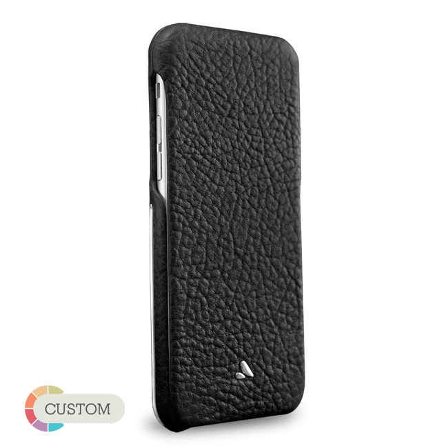 Customizable Top Silver Argento - Luxury iPhone 6/6s leather cases - Vaja