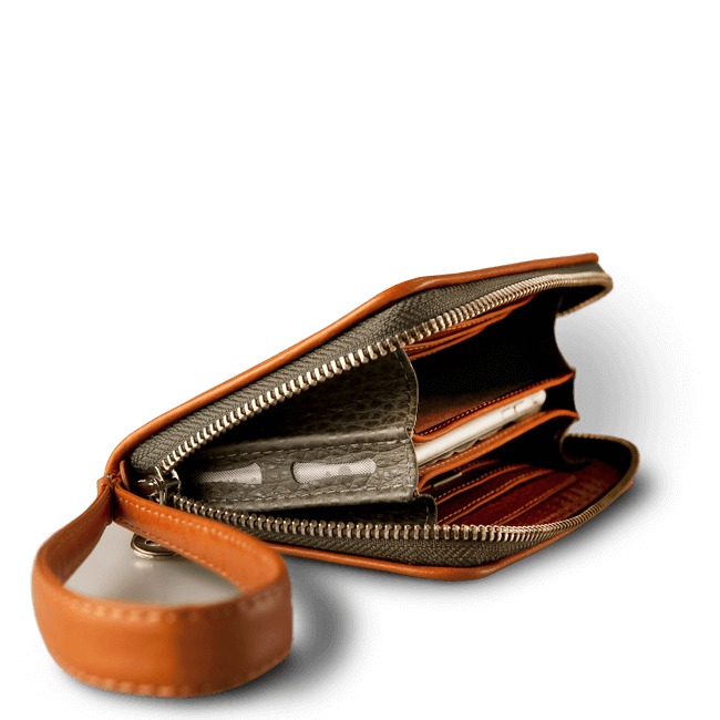 Lucy Clutch - Premium Leather Lady Clutch for iPhone 7, 8, SE 2022 & 4,7" smartphones - Vaja