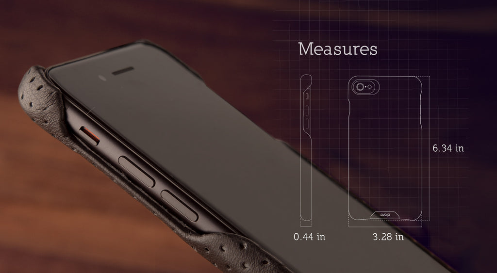 Grip - Leather Case for iPhone 7 Plus - Vaja
