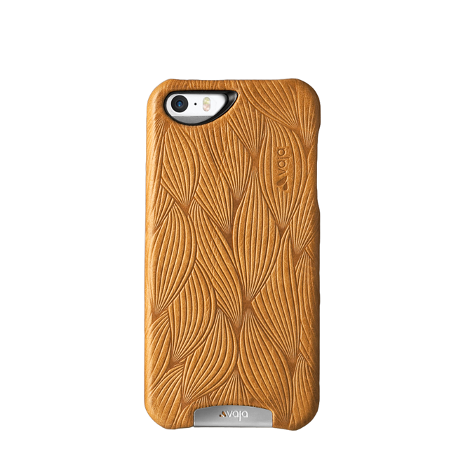 iPhone SE - Embossed Leather Grip Case - Vaja